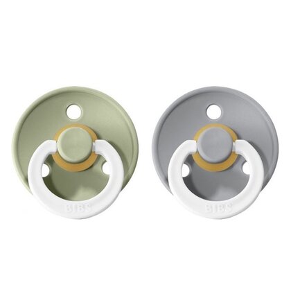 Colour cumliky z prirodneho kaucuku 2ks - velkost 2 - Sage Nocny / Cloud Nocny