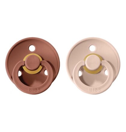 Colour cumliky z prirodneho kaucuku 2ks - velkost 2 - Woodchuck / Blush