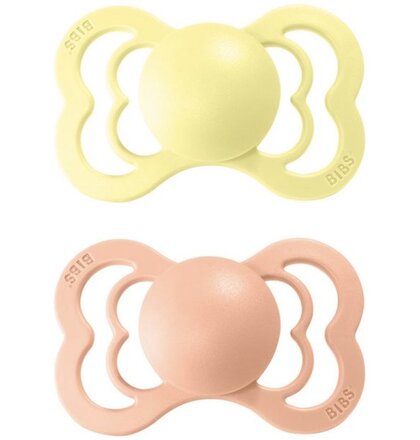 Supreme cumliky z prirodneho kaucuku 2ks - velkost 1 - Sunshine / Peach Sunset