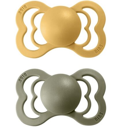 Supreme cumliky z prirodneho kaucuku 2ks - velkost 1 - Honey Bee / Olive