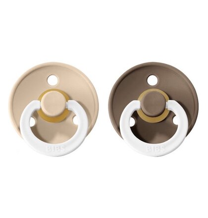 Colour cumliky z prirodneho kaucuku 2ks - velkost 1 - Vanilla Nocny / Dark Oak Nocny